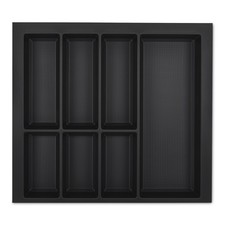 Inserto posate 600 mm nero per