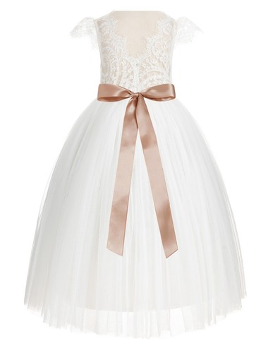Abito bambina avorio - , pizzo