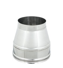 Fumaiolo terminale conico inox