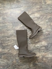 Stivali al ginocchio piatti