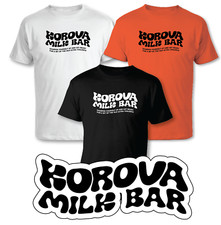 T SHIRT KOROVA MILK BAR ARANCIA MECCANICA CLOCKWORK ORANGE TSHIRT CULT
