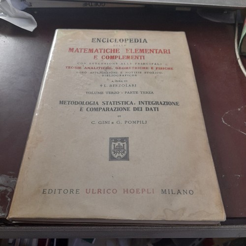 Enciclopedia delle matematiche - enciclopedia,