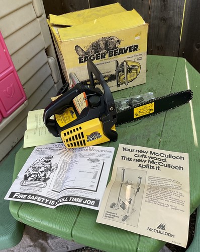 Mcculloch rare chainsaw with - chainsaw,,