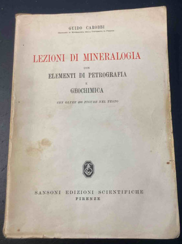 Carobbi lezioni di - carobbi, g.