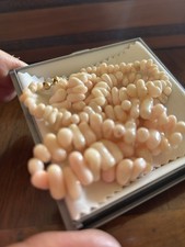 Bella Collana  Vintage In Corallo Rosa Pallido 51 Grammi