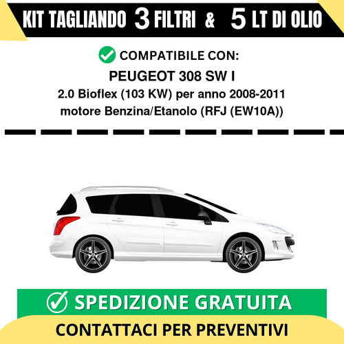 Tagliando per peugeot - per, sw