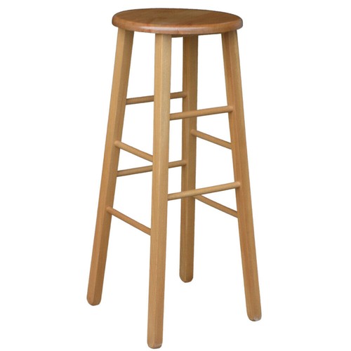 Sgabello legno con seduta