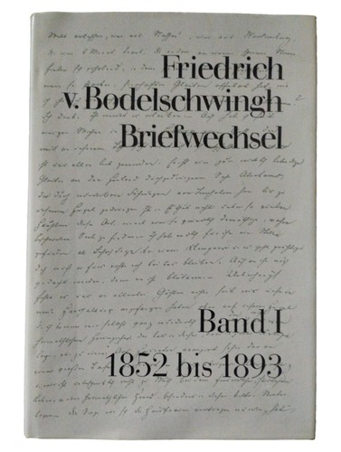 Bodelschwingh carteggio volume - bodelschwingh,
