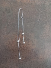 Collana argento punto luce Swarovski