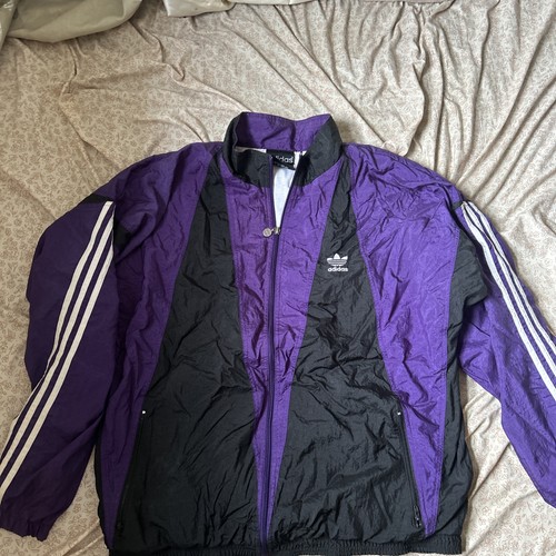 Giacca vento vintage adidas - a,