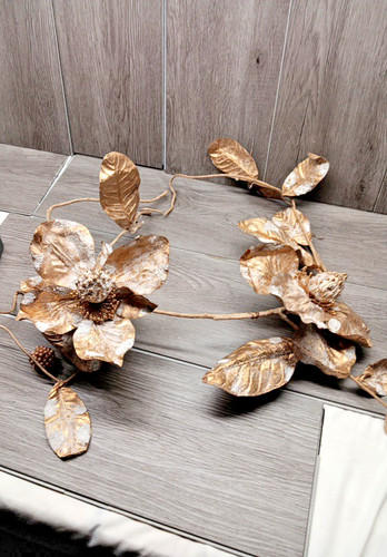 Magnolia oro con fiocco - oro, di