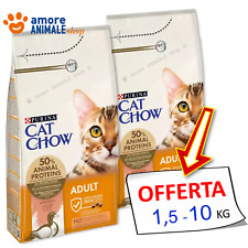 PURINA Cat Chow → ADULT, Anatra - 1,5 / 10 kg - Crocchette Gatto, Gatti