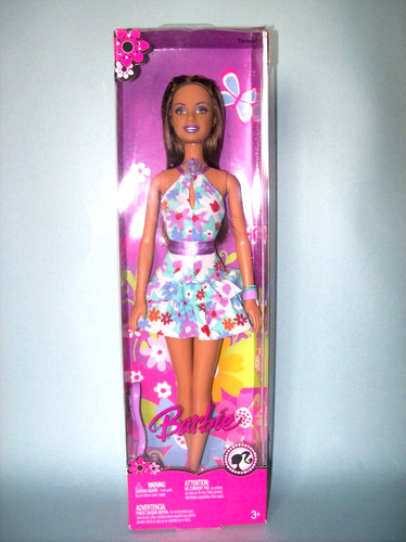 Barbie 2008 castana - castana, nuova