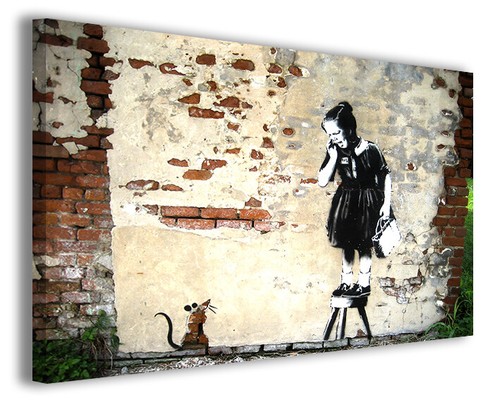 Quadri famosi banksy stampe - famosi, v