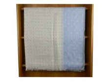 Sciarpa donna bianca e azzurra