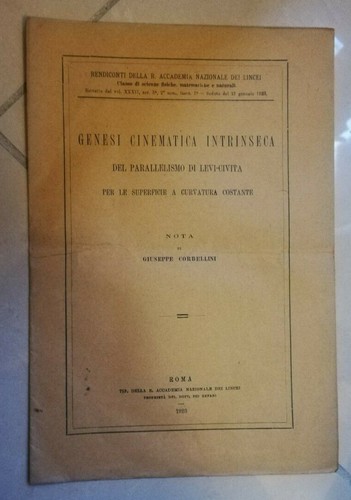 Genesi cinematica intrinseca - cinematica,