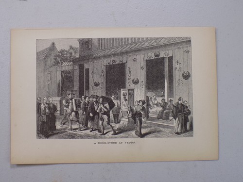 1873 antica stampa libreria - stampa/libreria, a