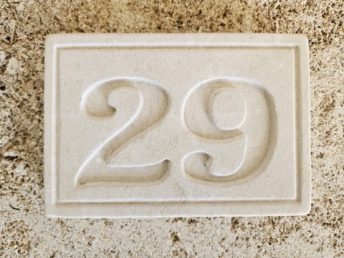 Numero civico artigianale - 29,