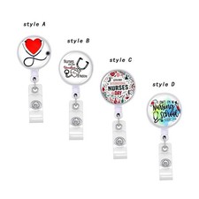 Porta badge retrattile per