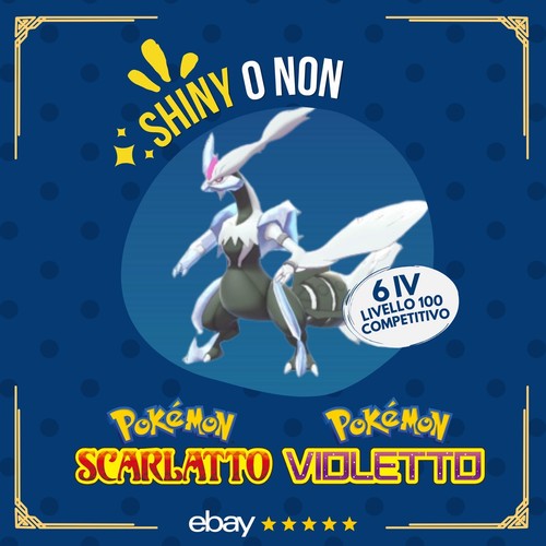 Kyurem bianco shiny fuso con - bianco,