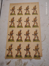 MARCA STELLA ANNI '20/40- SOLDATINI DI CARTA -COW BOY RANGER- 30X20 CM