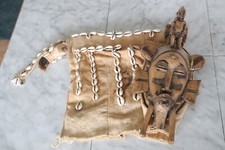 Copricapo maschera uccellino Senufo Kalao africano Costa d'Avorio Africa Kpelie