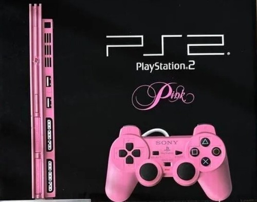 Playstation ps2 pink bundle - playstation, 2/ps2