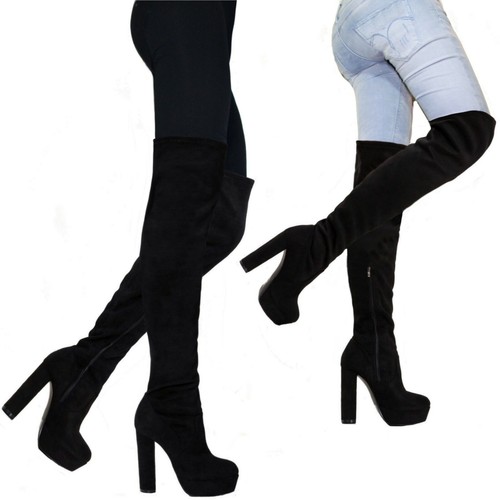 Scarpe donna stivali - stivali, ginocchio