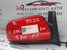 SPECCHIETTO RETROVISORE DESTRO PER OPEL Zafira B 2° Serie 5 PIN SPECCHIO (08>)