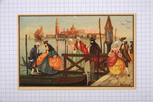 Cartolina venezia barocco - cartolina,
