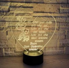 LAMPADA PLEXIGLASS LUME REGALO