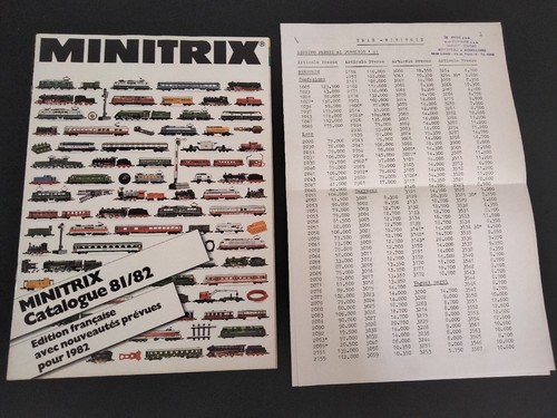 1981 minitrix catalogue - -, 82
