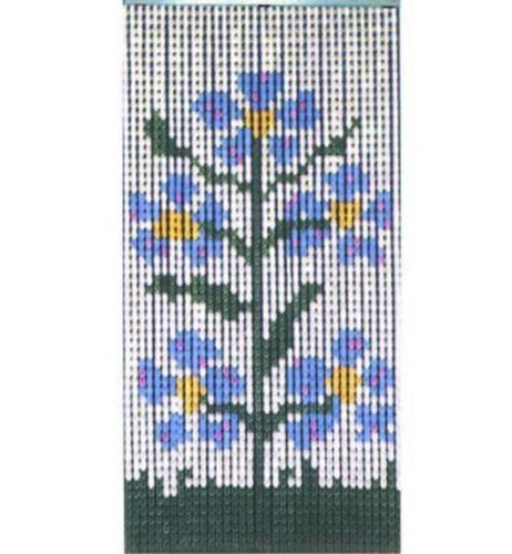 Tenda piastrina fiori 44 - fiori,