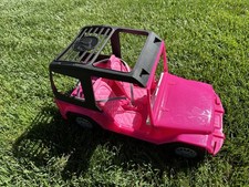 Barbie Jeep Mattel Pink