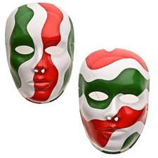 Maschera viso medio tricolore