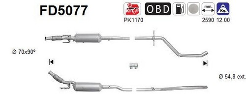 103 140 fap per peugeot - kw, cv