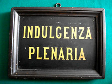 INDULGENZA PLENARIA vecchio