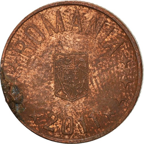 935709 moneta romania 5 - moneta,, romania,