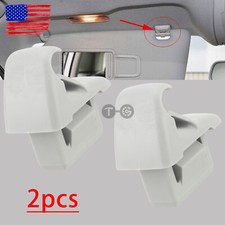 2X Sun Visor Holder-Clip Grey