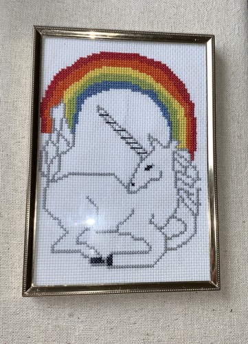 Unicorno arcobaleno vintage - arcobaleno,