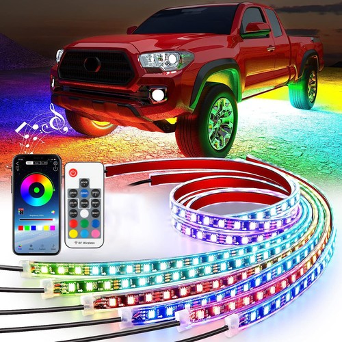 6pcs rgb striscia - 6pcs,