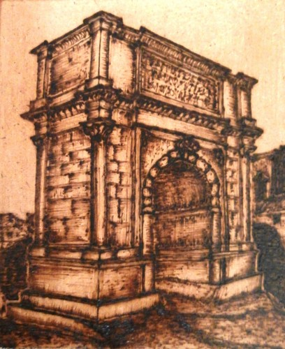 Arco tito quadro - arco, di