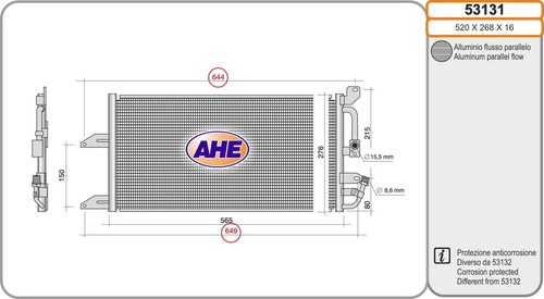 Condensatore lancia 840 - condensatore,