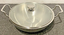 Padella wok acciaio inox Kadai