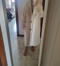 Cappotto Pelliccia Panna 