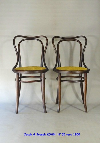Deux chaises kohn - deux, de