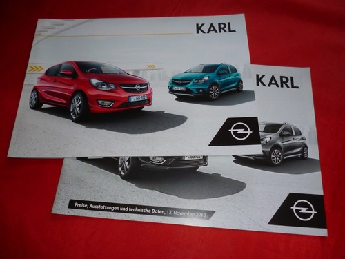 Brochure depliant opel karl - brochure,