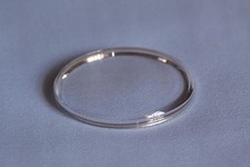Plastic armed glass chromed ring Vetro armato cromato n° 310 diametro 31,0 mm