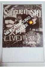 Sangue Misto SXM poster Manifesto live 100 X 70 Neffa Deda Dj Gruff 1994