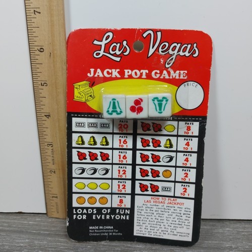 Vintage gioco dadi - gioco, jackpot